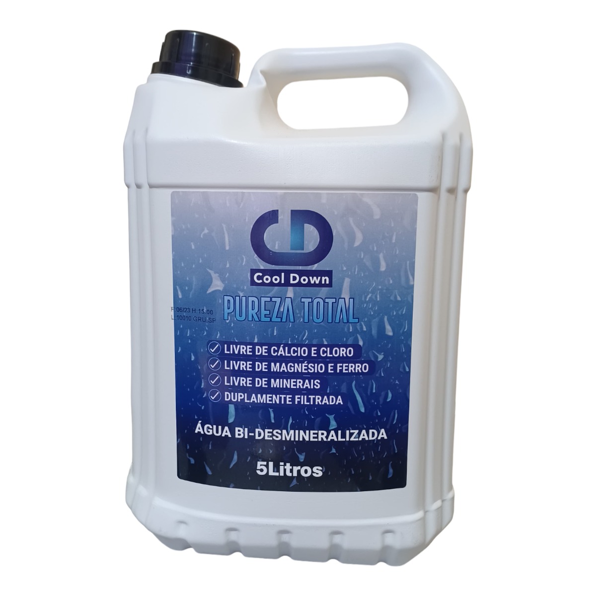  Água Bi Desmineralizada Para Radiador Cool Down 05 Litros [AD 05]