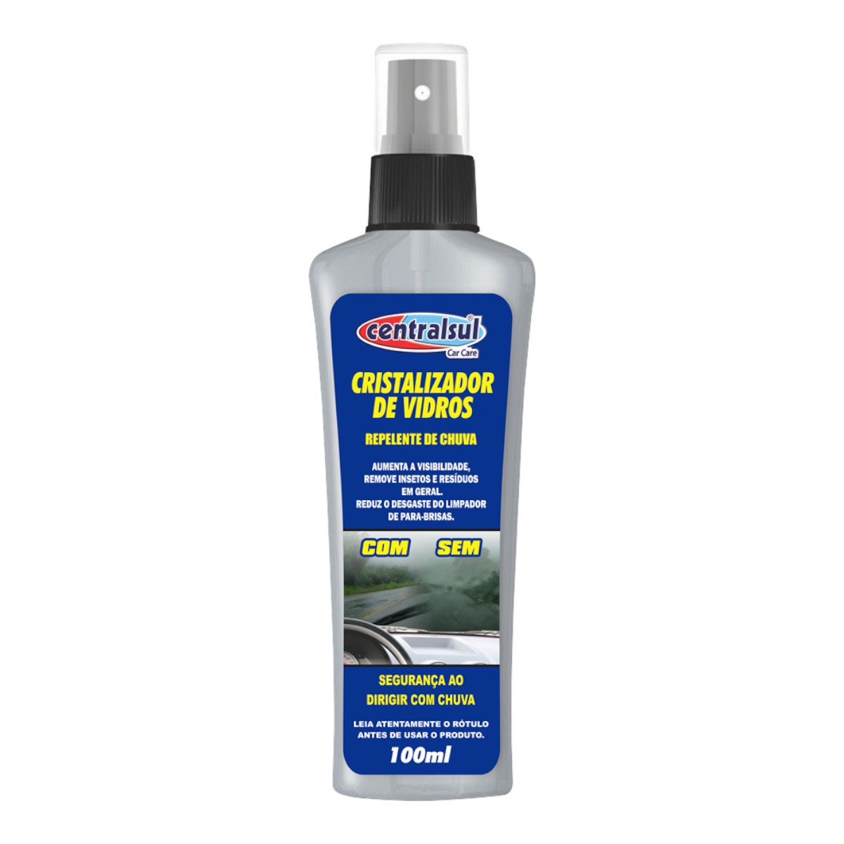 Cristalizador de Vidros / Para-brisa / Retrovisor CentraSul 100ml [000832-0]
