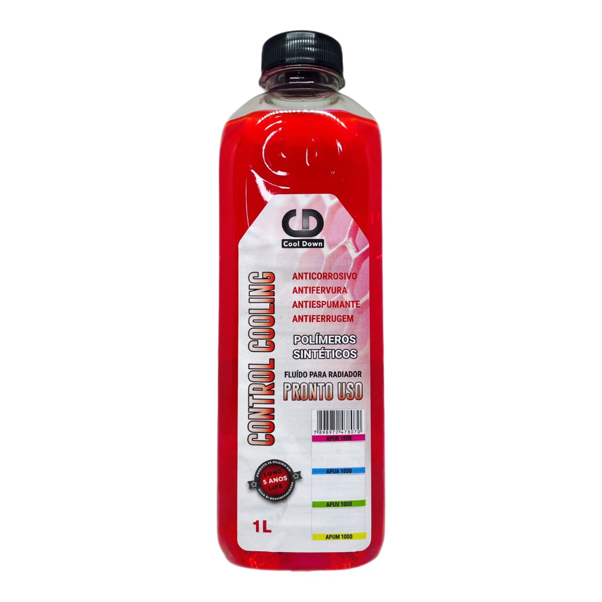 Aditivo Radiador  Concentrado Rosa Cool Down - Polímeros Sintéticos [APUR 1000]